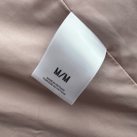 Express Elegant Women's Light Blush Pink Open Long Blazer Coat Size Medium - Picture 2 of 10